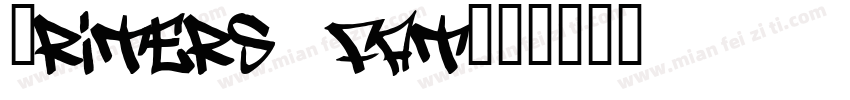 Writers fat字体转换